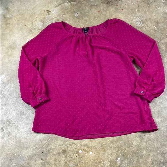 J. Crew Tops - J. Crew Women's Fuchsia Blouse
Size: Small